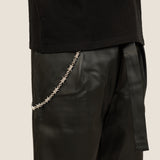 Barbed Wallet Chain - White