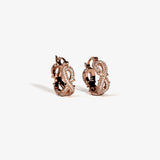 Iced Infinity Thorn Earrings - Rose