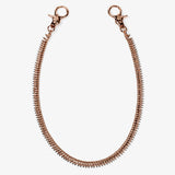 Iced London Bullets rose gold wallet chain for men and women – luxury designer accessory
