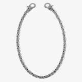 Iced London Infinity Thorn silver cubic zirconia diamond wallet chain for men – luxury designer accessory