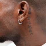 Hoop Earrings (Silver) - 2mm