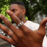 Miami Cuban Link Ring (Silver)