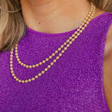 4mm Ball Chain in Yellow Gold