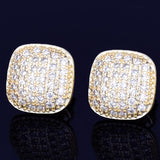 Round-Edge Earrings, 10mm Round-Edge Earrings