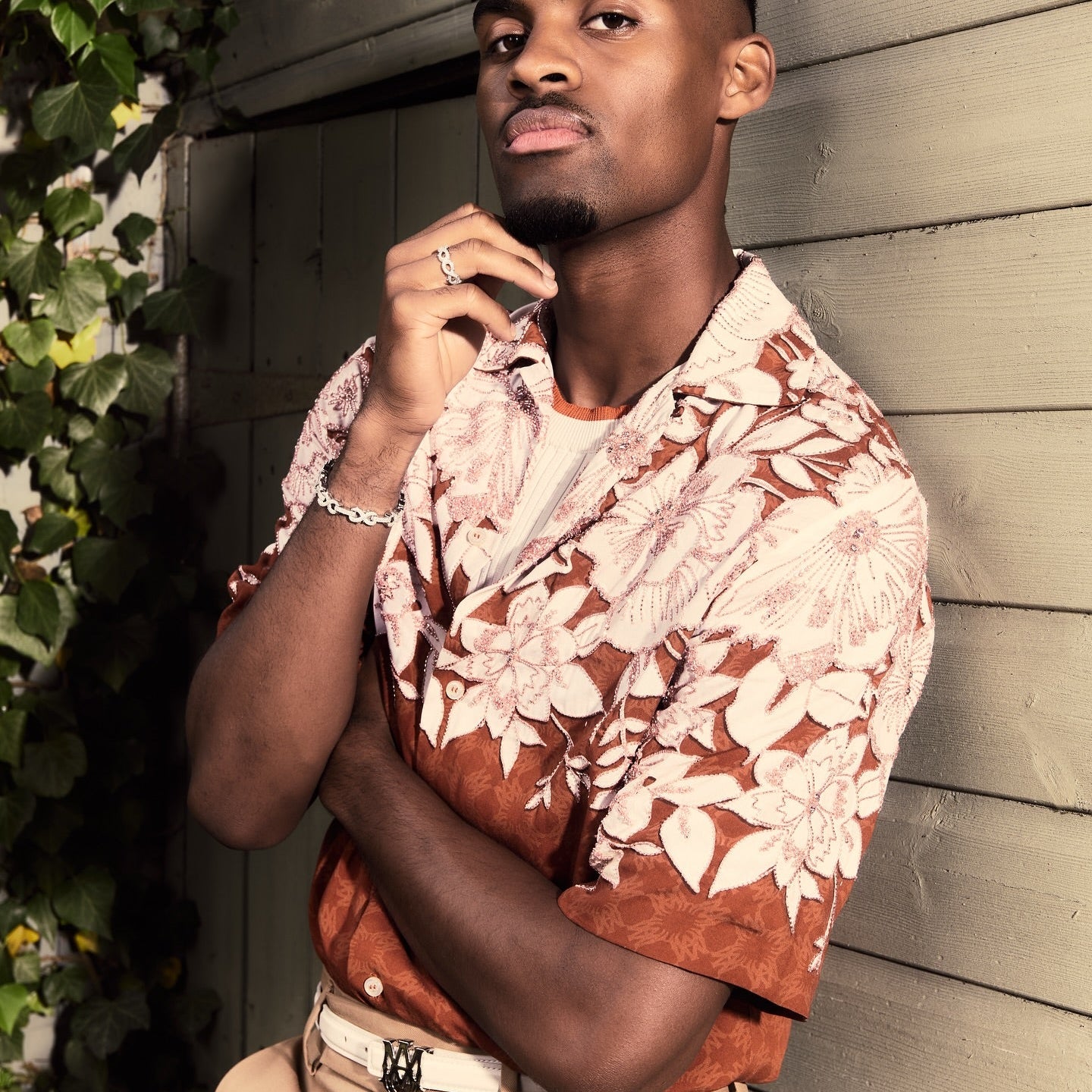 Ryan Gravenberch Wears Infinity Thorn Jewellery in Photoshoot