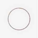 Diamond Tennis Chain | colour:rose | Product view