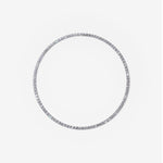Diamond Tennis Chain | colour:white | Product view