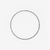 Diamond Tennis Chain | colour:white | Product view