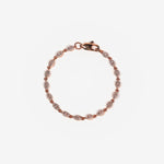 3mm Eye Bracelet | colour:rose | Product view