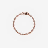 3mm Eye Bracelet | colour:rose | Product view