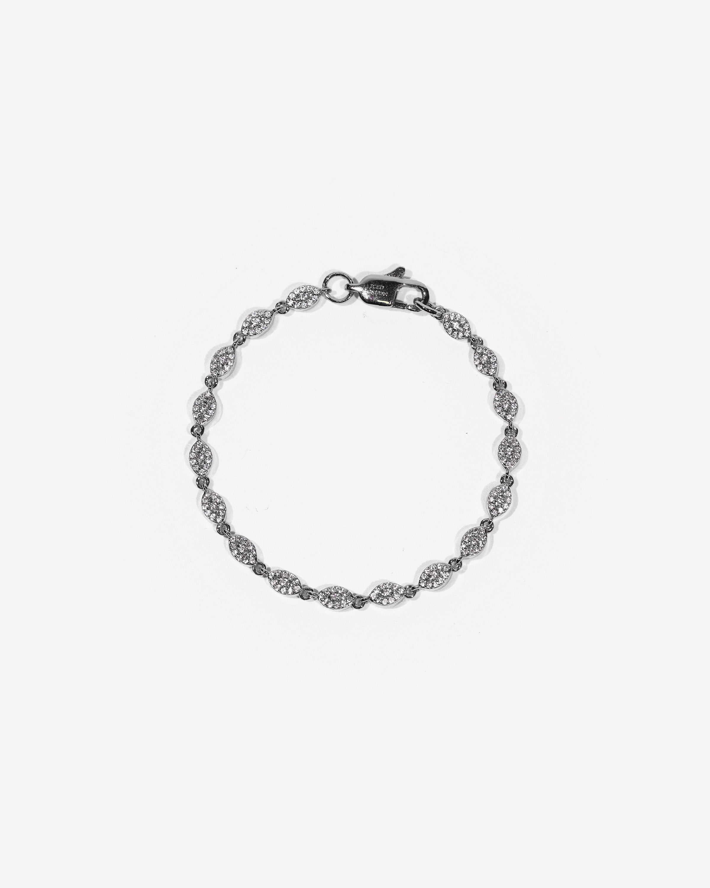 3mm Eye Bracelet | colour:white | Product view