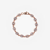 6mm Eye Bracelet | colour:rose | Product view
