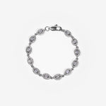 6mm Eye Bracelet | colour:white | Product view
