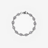 6mm Eye Bracelet | colour:white | Product view