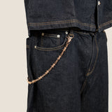 Barbed Wallet Chain - Rose