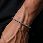 Diamond Tennis Bracelet | colour:white | Design and styling detail