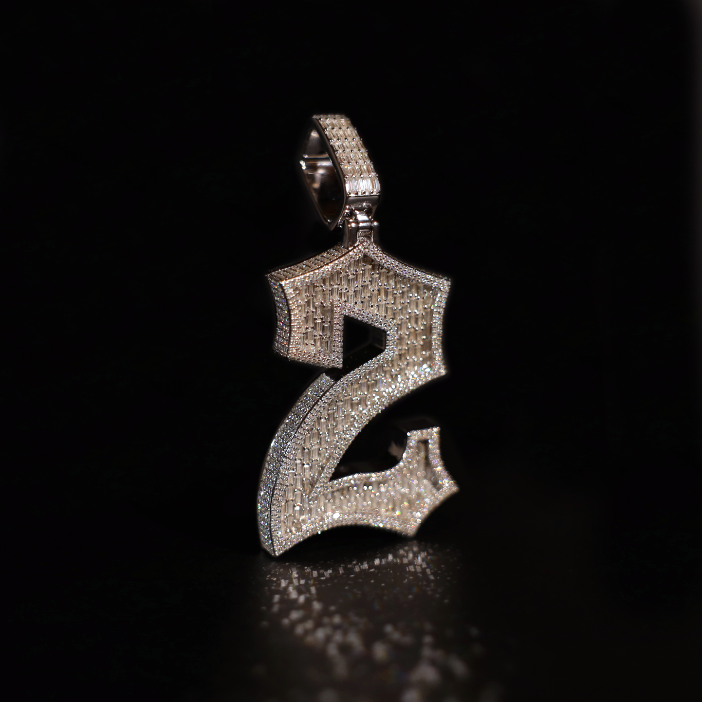Custom number deals pendant