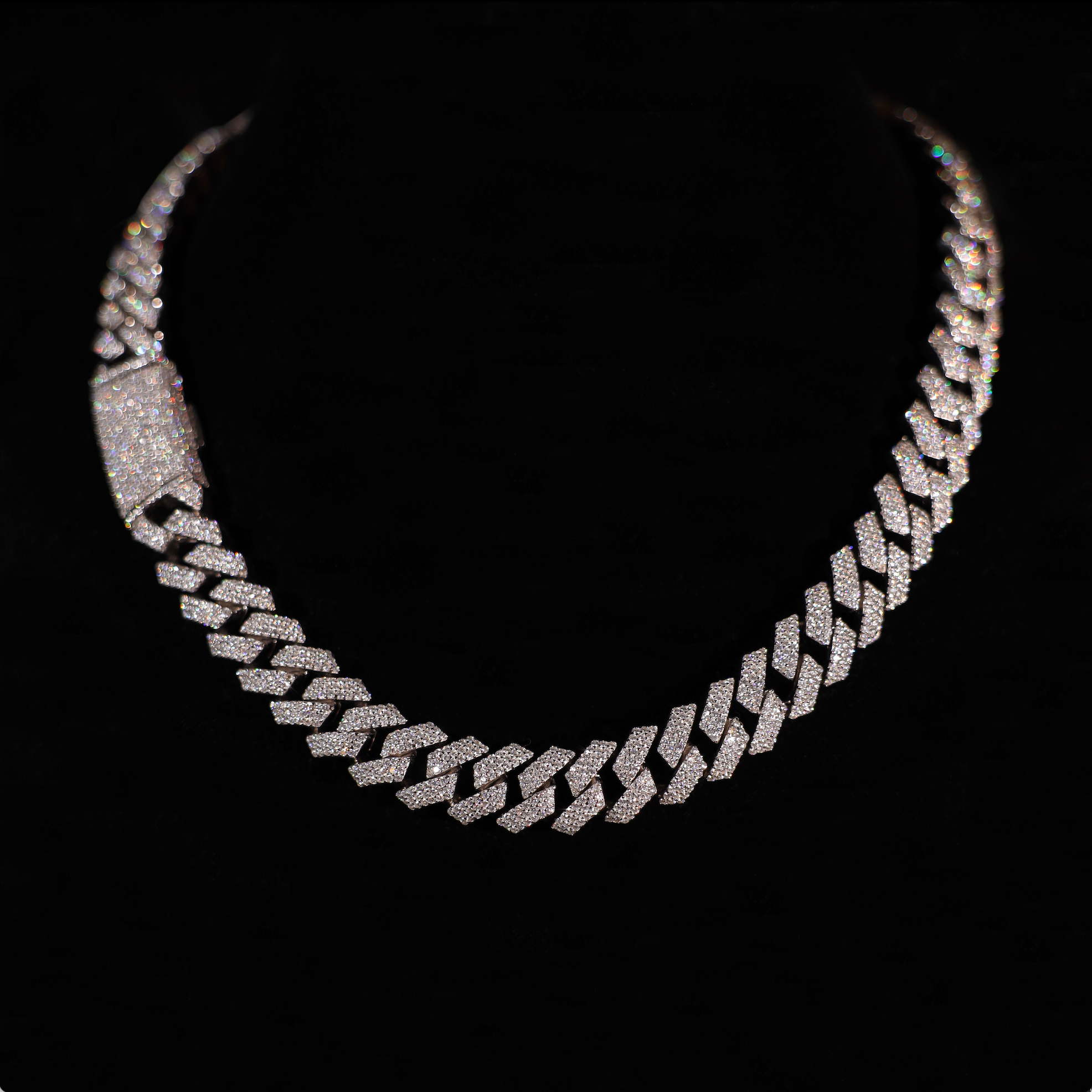 15mm Prong Cuban Link Chain (Silver)