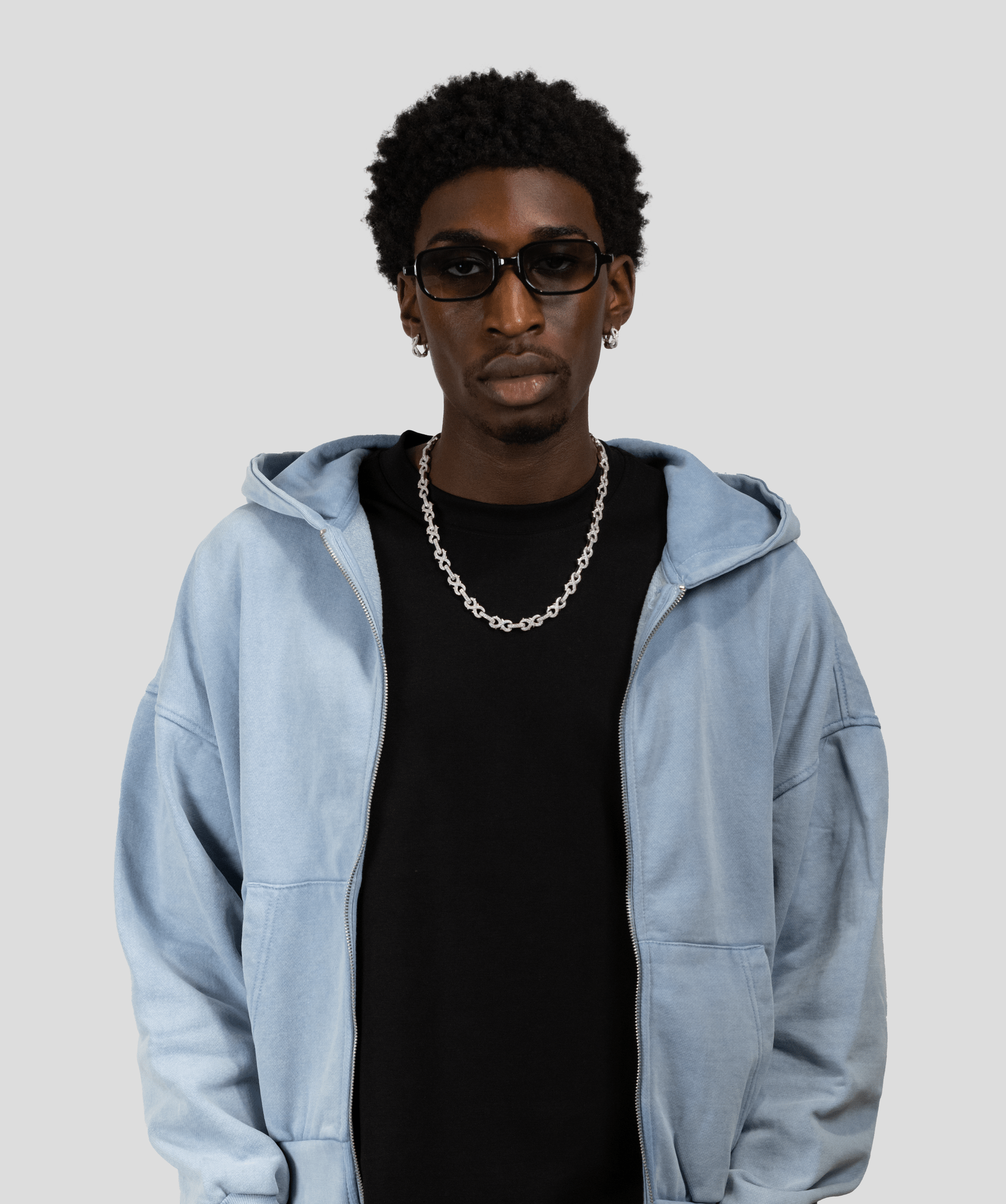 Infinity 9977 Iced Infinity Thorn Chain (White) - ICED LONDON