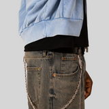 Infinity Thorn Wallet Chain - White