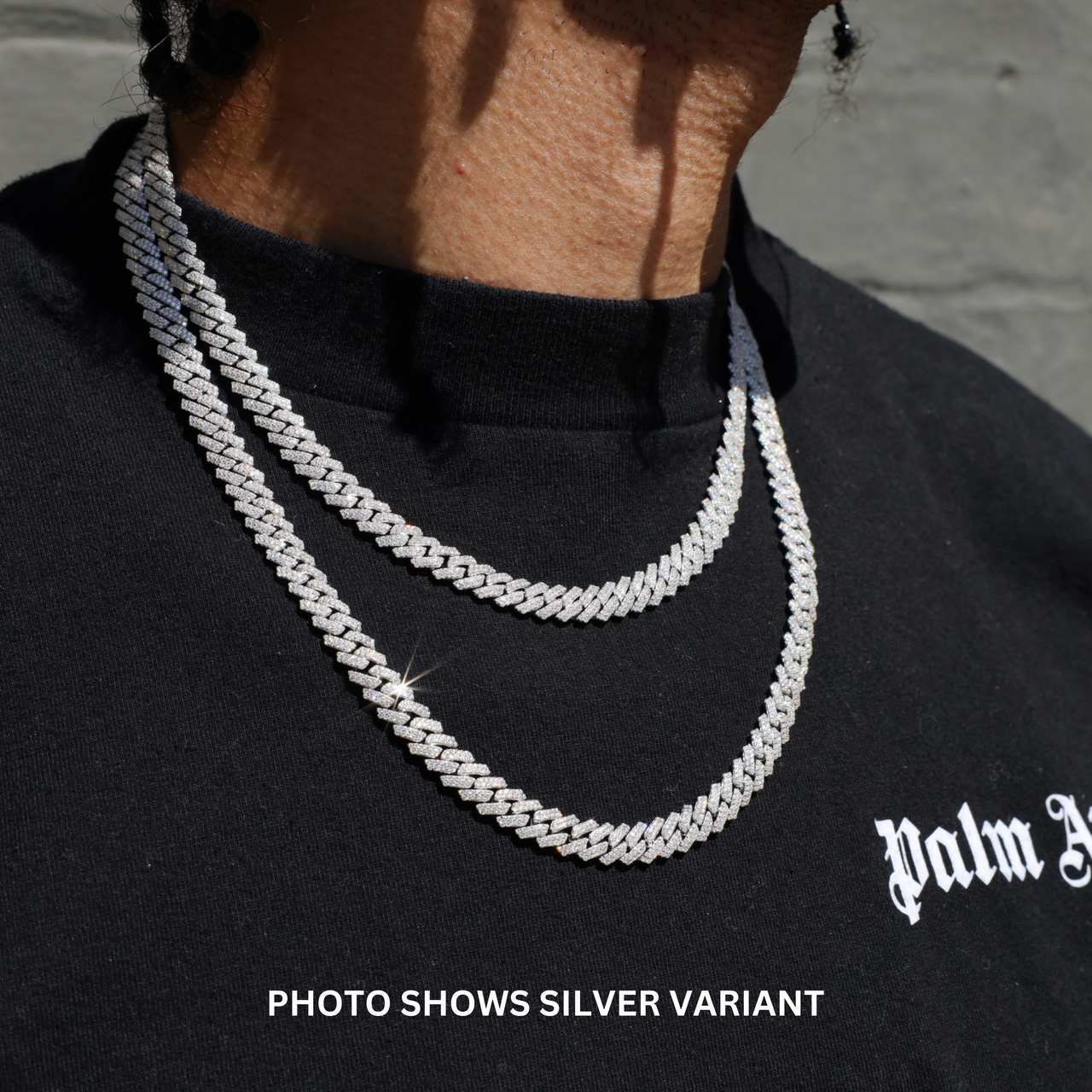 8mm Prong Cuban Link Chain (Rose Gold)