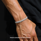 8mm Prong Cuban Link Bracelet (Rose Gold)