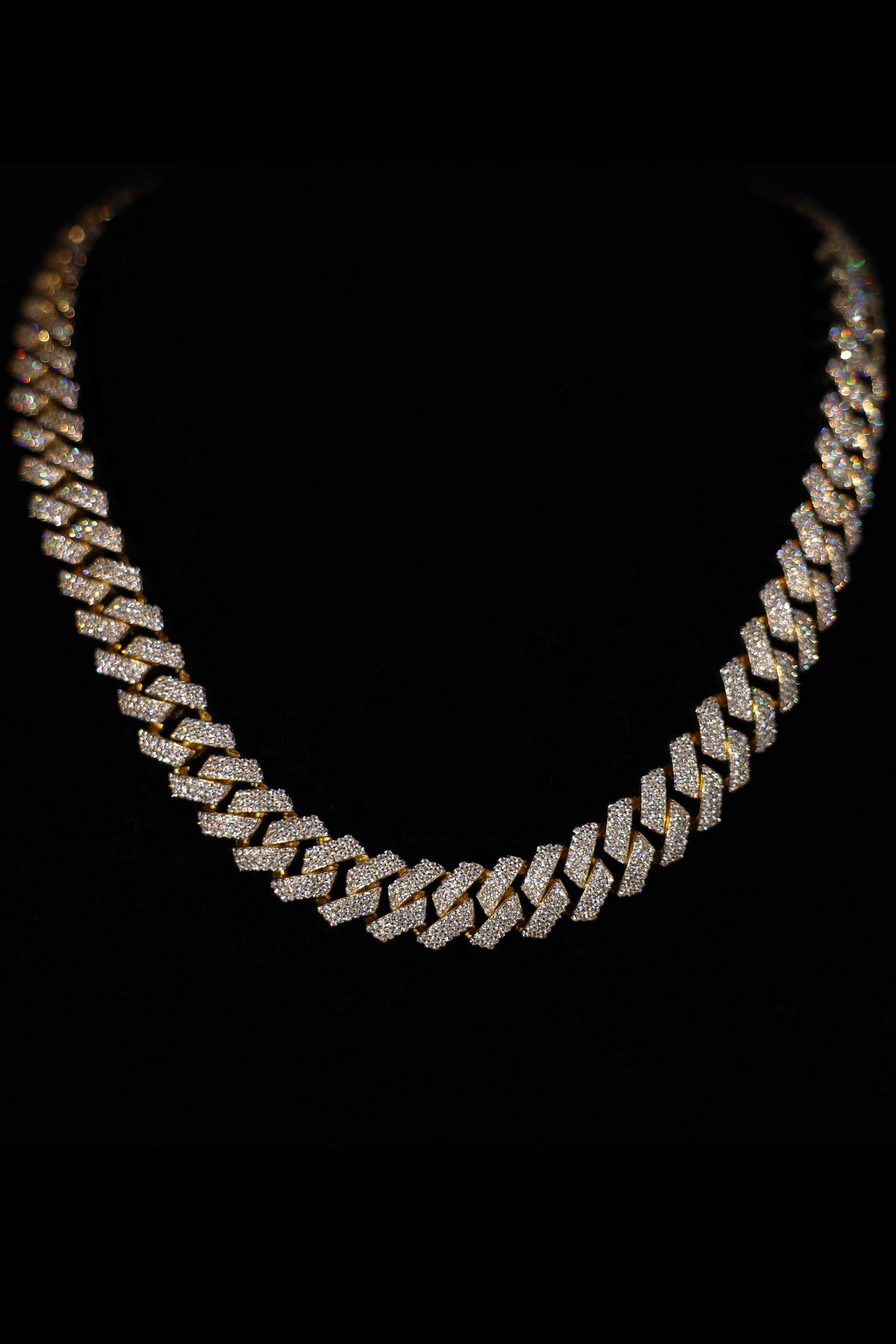 15mm Prong Cuban Link Chain (Gold)