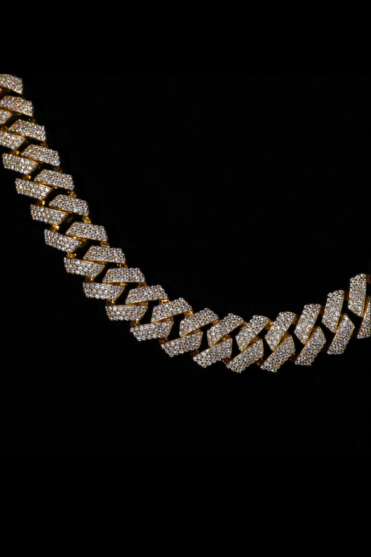 15mm Prong Cuban Link Chain (Gold)