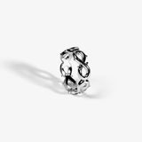 Infinity Thorn Ring - White