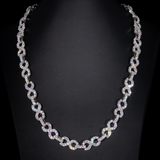 Infinity Link Chain (White Gold)
