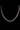 Baguette Square Link Necklace (White Gold)