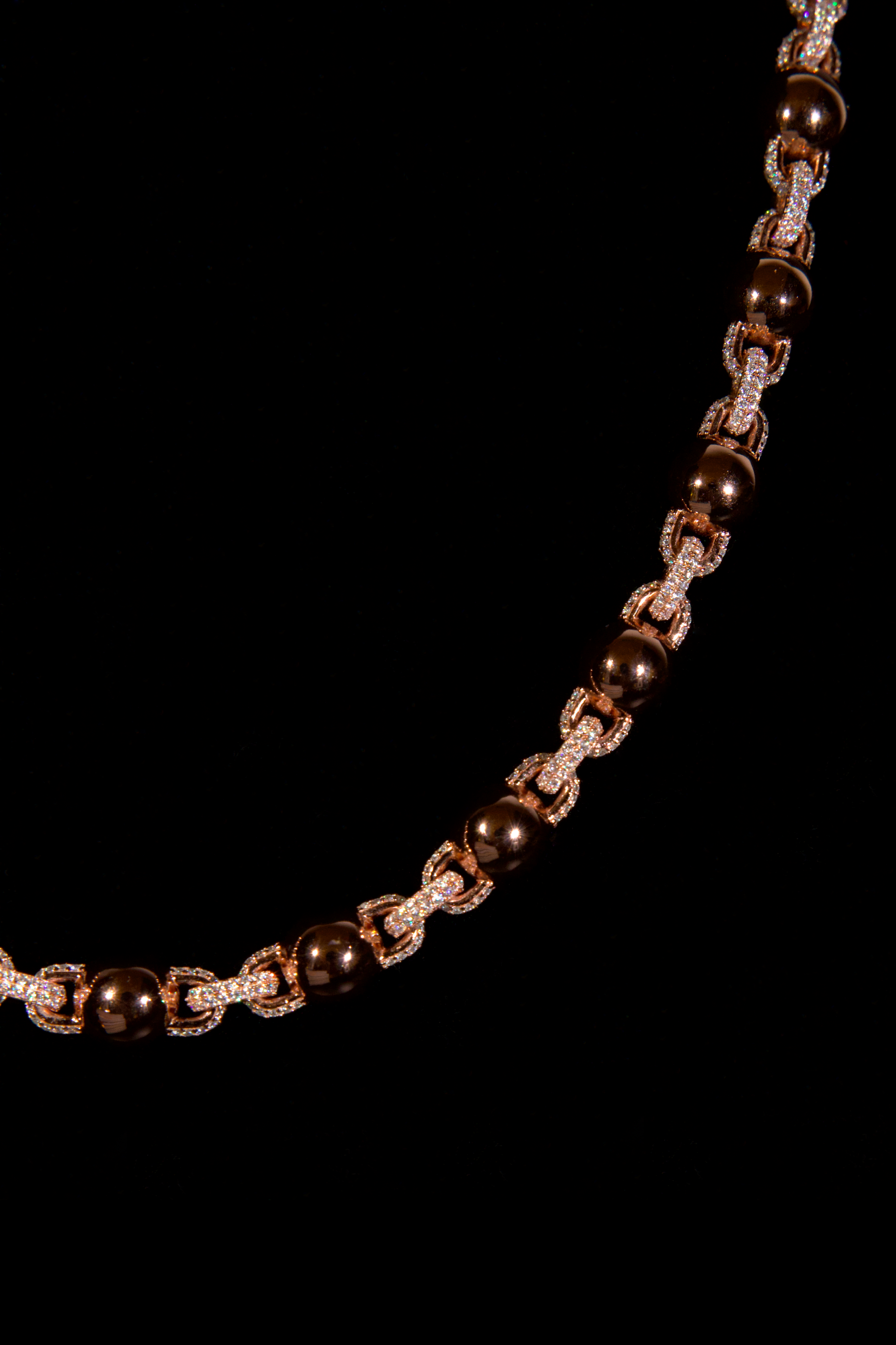 Half Set Ball Chain (Rose Gold)