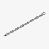 Iced Infinity Thorn Bracelet - White