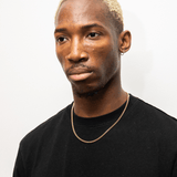 3mm Cuban Chain in Yellow Gold