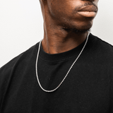 3mm Rope Chain in White Gold