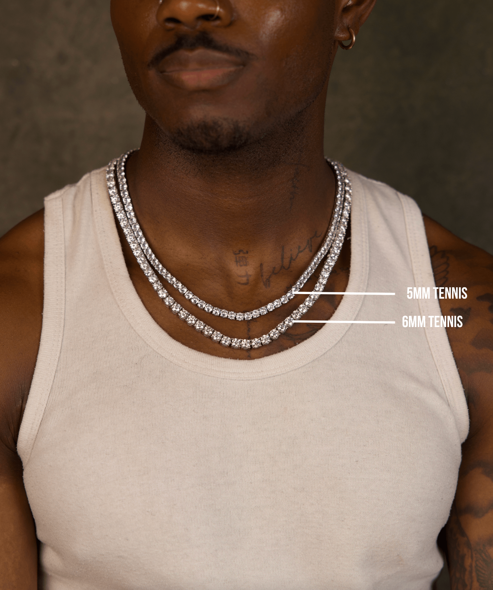 Tennis discount chain 6mm