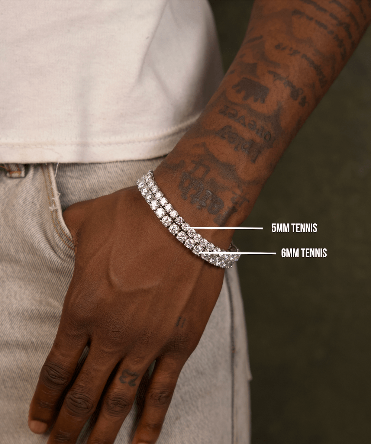 6mm Tennis Bracelet Silver