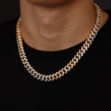 12mm Prong Cuban Link Chain (Gold)