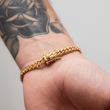 6mm Cuban Link Bracelet (Yellow Gold)