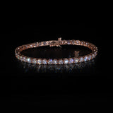 4mm Tennis Bracelet (Rose Gold)