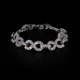Infinity Link Bracelet (White Gold)