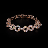 Infinity Link Bracelet (Rose Gold)