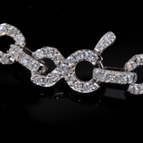 Infinity Link Bracelet (White Gold)