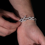 Infinity Link Bracelet (White Gold)