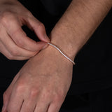 Micro Tennis Bracelet in Rose Gold