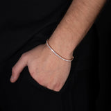 3mm Tennis Bracelet (Rose Gold)
