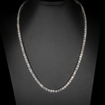 Diamond Tennis Chain | colour:white | Design and styling detail