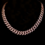 15mm Miami Cuban Link Chain (Rose Gold)