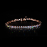 3mm Tennis Bracelet (Rose Gold)