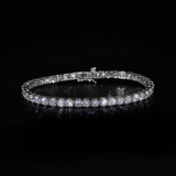 4mm Tennis Bracelet (White Gold)